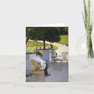 A Literary Escape: Readers Lost in an Orange Grove Note Card