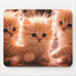 A Litter Of Cute Kittens on Laptop Desktop Tablet Mouse Pad