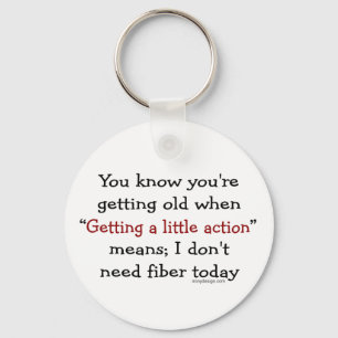 A Little Action For Seniors Key Ring