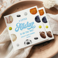 A Little Allstar Is On The Way! Sports Baby Shower