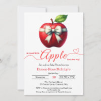 A Little Apple Is On The Way | Fall Baby Shower 