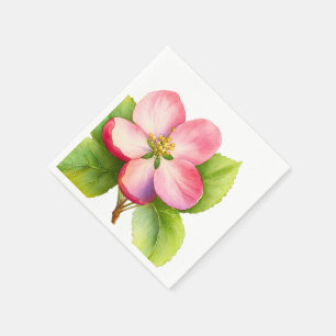 A Little Apple Is On The Way   Fall Baby Shower  Napkin