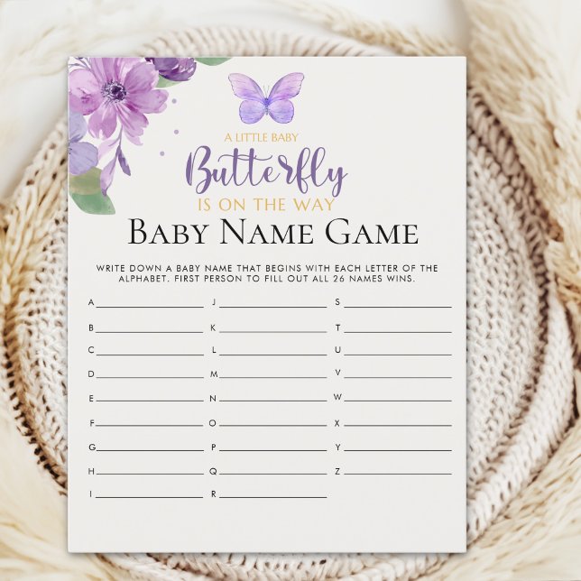 A Little Baby Butterfly is on The Way Baby shower (Creator Uploaded)