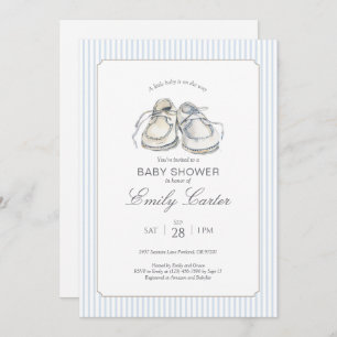 A Little Baby Is On The Way Baby Shower Invitation