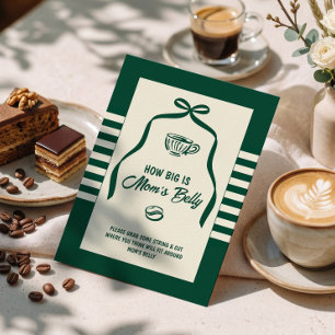 A Little Bean Is Brewing Baby Shower game Invitation