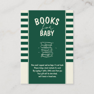 A Little Bean Is Brewing books for baby Enclosure Card