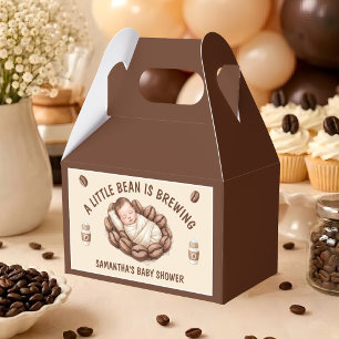 A Little Bean Is Brewing Coffee Baby Shower Favour Box