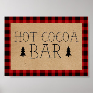 A Little Bear Hot Cocoa Bar Poster