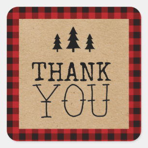 A Little Bear Is On The Way Square Sticker