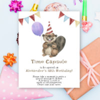 A Little Beaver Time Capsule 1st birthday