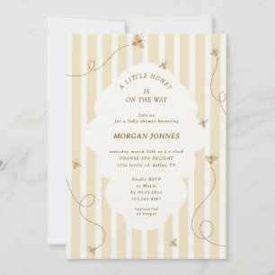 A Little Bee Baby Shower Invitation