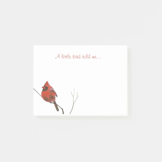 A Little Bird Told Me Post-it Notes (Front)