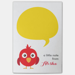 a little bird told me   post-it notes