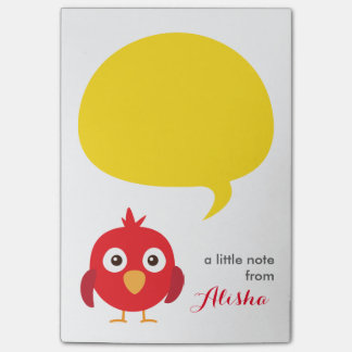 a little bird told me | post-it notes