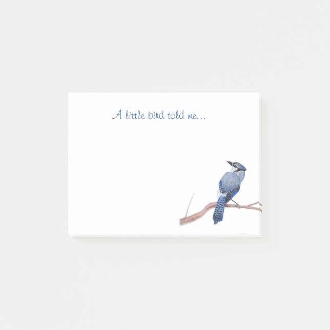 A Little Bird Told Me Post-it Notes (Front)