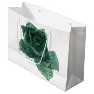 A Little Bird Told Me Rose Large Gift Bag