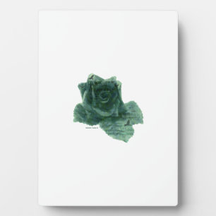 A Little Bird Told Me Rose Plaque
