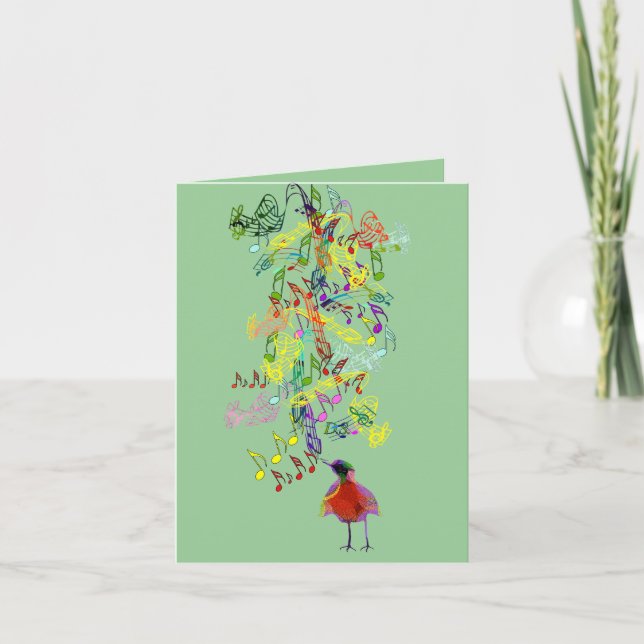 A Little Birdie Told Me So  Thank You (Front)