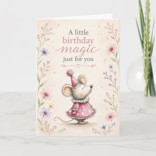 A Little Birthday Magic For You Card (Front)