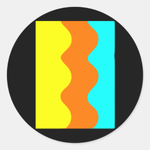 A Little Bit Hippie Classic Round Sticker
