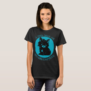 A little black cat goes with Everything  V2 T-Shirt