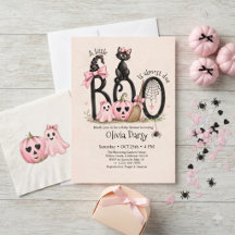 A Little Boo almost due Halloween Baby Shower