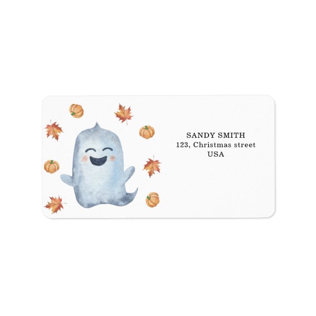 A little Boo - Autumn Label (Front)