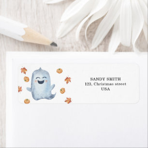 A little Boo - Autumn Return Address Label