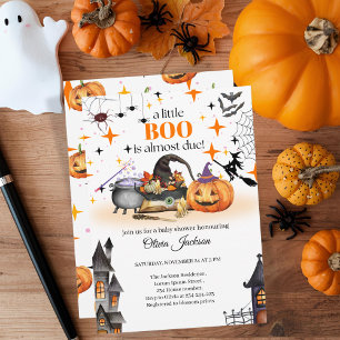a little boo baby shower baby shower invitations