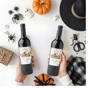 a little boo baby shower baby shower invitations wine label