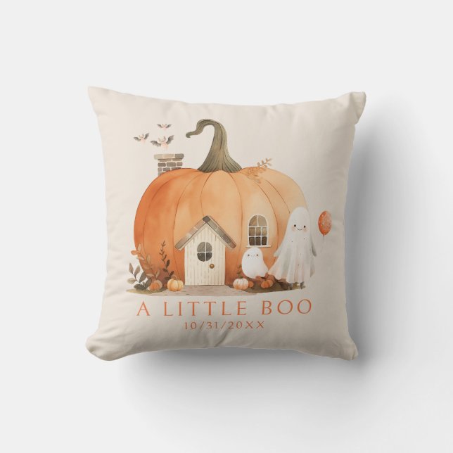 A Little Boo Baby Shower Nursery Gift Cushion (Front)