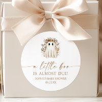 A Little Boo Boho Ghost Wildflower Baby Shower