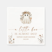 A Little Boo Boho Ghost Wildflower Baby Shower