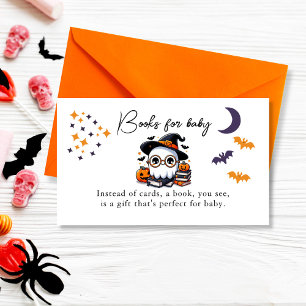 A Little Boo Books For Baby   Baby Shower Enclosure Card