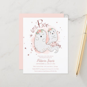 A Little Boo Budget Girl Baby Shower Invitation