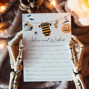 A Little Boo Clothesline Advice and Wishes Game