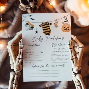 A Little Boo Clothesline Baby Predictions Game