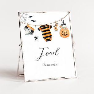 A Little Boo Clothesline Food Sign