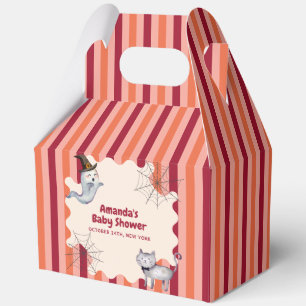 A Little Boo Ghost Cat Fall Autumn Baby Shower Favour Box