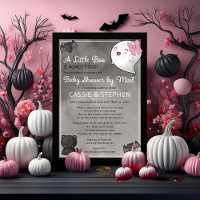 A Little Boo Ghost Girl Baby Shower by Mail
