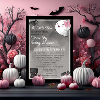 A Little Boo Ghost Girl Drive By Baby Shower