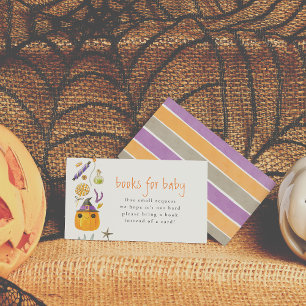 A Little Boo Ghost & Pumpkin Books For Baby Enclosure Card
