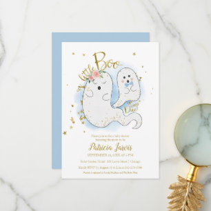 A Little Boo Halloween Baby Shower Invitation