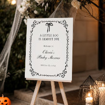 A Little Boo Halloween Baby Shower Welcome