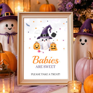 A Little Boo Is Almost Due   Babies are Sweet Sign