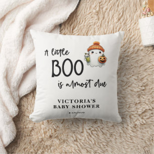 A little Boo is almost Due Baby Shower Cushion