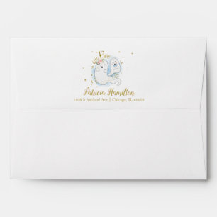 A Little Boo Is Almost Due Baby Shower Envelope