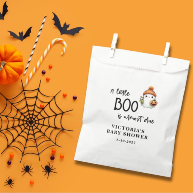 A little Boo is almost Due Baby Shower Favour Bag (Creator Uploaded)