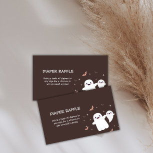 A Little Boo Is Almost Due Baby Shower Ghost Enclosure Card