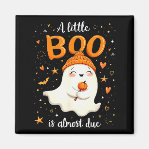 A Little Boo Is Almost Due Expecting Mum Halloween Magnet